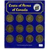 Image 1 : Coats of Arms of Canada medals. Issued by Shell Canada.