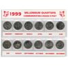 Image 1 : 1999 Canadian Millennium 25 Cents. One for each month of the year.