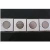 Image 2 : Canada Lot of 4 - 1976,75,75,74 - 50 Cent Coins