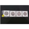 Image 1 : Canada Lot of 4 - 1973,72,71,70 - 50 Cent Coins