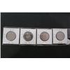 Image 2 : Canada Lot of 4 - 1973,72,71,70 - 50 Cent Coins