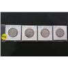 Image 1 : Canada Lot of 4 - 1969,69,68,68 - 50 Cent Coins