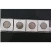 Image 2 : Canada Lot of 4 - 1969,69,68,68 - 50 Cent Coins
