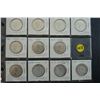 Image 1 : Canada Lot of 11 - 1967-1944 - Silver 50 cent coins