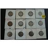 Image 1 : Canada Lot of 12 - 1927-1976 5 cent coins