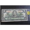 Image 1 : Canada 1937 One Dollar Note Gordon/Towers VG10