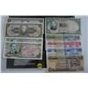 Image 1 : World Lot of 9 Notes Brazil, China, Costa Rica, Barbados