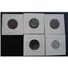 Image 2 : World Lot of 5 coins