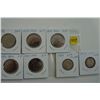Image 1 : 1952-2002 Fifty Cent coins (x4), 1999 - Fifty cent coin, 1959 & 1964 Silver 25 cent coins