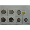 Image 2 : 1952-2002 Fifty Cent coins (x4), 1999 - Fifty cent coin, 1959 & 1964 Silver 25 cent coins
