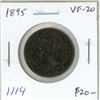 Image 1 : 1895 Victorian Large Cent. VF-20.