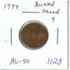 Image 1 : 1979 Doubled Second 9 Small Cent. AU-50. Nice. Lustrous.