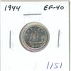 Image 1 : 1944 Canadian Silver 10 Cents. Issued during World War II. EF-40. Nice.