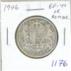 Image 1 : 1946 Canadian Silver 50 Cents. EF-40 or better. Nice.