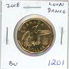 Image 1 : 2008 Loon Dance $1 Loonie. BU from an original roll.