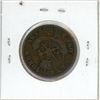 Image 2 : Province of Canada 1852 Half Penny Pre-Confederation Token. Bank of Upper Canada. St. George on hors
