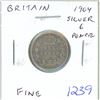 Image 1 : Great Britain. 1904 Silver 6 Pence. King Edward VII. Fine.