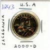 Image 1 : U.S. 2000D Sacagawea Dollar. BU.