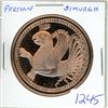 Image 1 : Persian Simurgh bronze medal. Legendary Bird of Good Omen. BU.