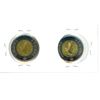 Image 2 : 2x 1867-2017 Northern Lights Toonies - Color and Non-Color