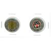 Image 1 : 2x 2020 Bill Redi Haida Culture Toonies - Color and Non-Color