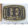 Image 3 : Remington Buckle by Wallace & Pratt & Whitney solid brass buckle
