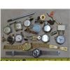 Image 1 : Assortment of Watches & Pins - including a Rolex watch copy.