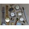 Image 2 : Assortment of Watches & Pins - including a Rolex watch copy.