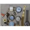 Image 3 : Assortment of Watches & Pins - including a Rolex watch copy.