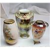 Image 1 : Lot of 3 Porcelain Vases