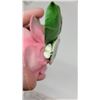 Image 3 : 2 Vintage Capodimonte Rose Sculptures Made in Italy - Some Repair, one leaf missing