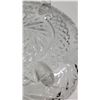 Image 8 : Glass Cake Platter and Starburst Crystal Bowl