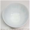 Image 3 : White Pyrex Bowl with Aqua Accents