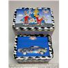 Image 1 : WB Looney Tunes Tin with Diecast Model Car Ertl Co. 2000