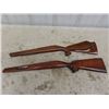 Image 1 : 2 Wooden Stocks ; 1 Monte Carlo & with with Grooved in Pistol 