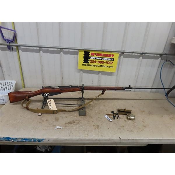 Mosin Nagant Russian 7.62 x 54 BA 22" Serial# 4605 with 