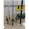 Image 2 : 2 Fishing Tackle Boxes + 5 Fishing Rods + 3 Reels