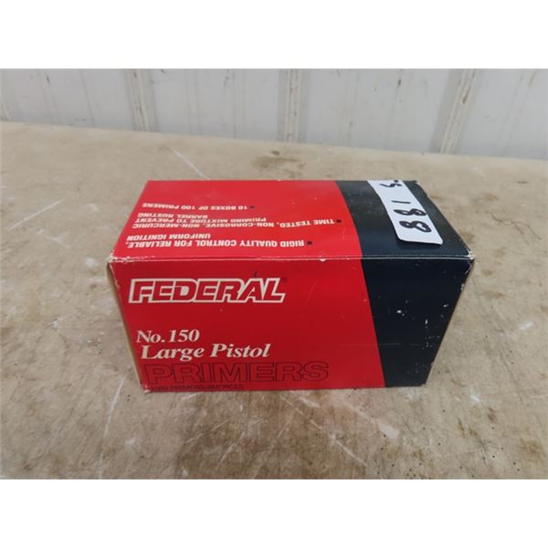 Federal Large Pistol Primers - 1000 Primers -  WE DO NOT 