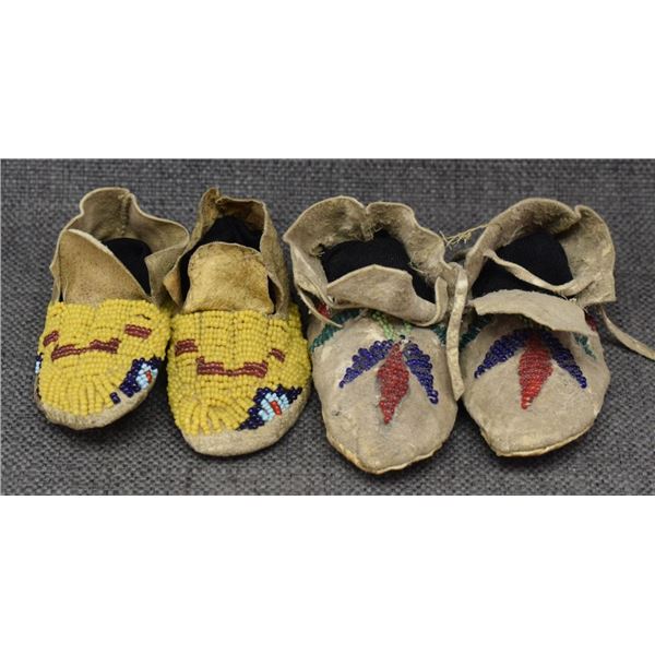 PLAINS INDIAN BABY MOCASSINS