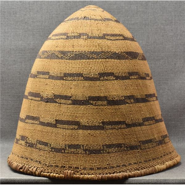 BAMTUSH POMO INDIAN BURDEN BASKET