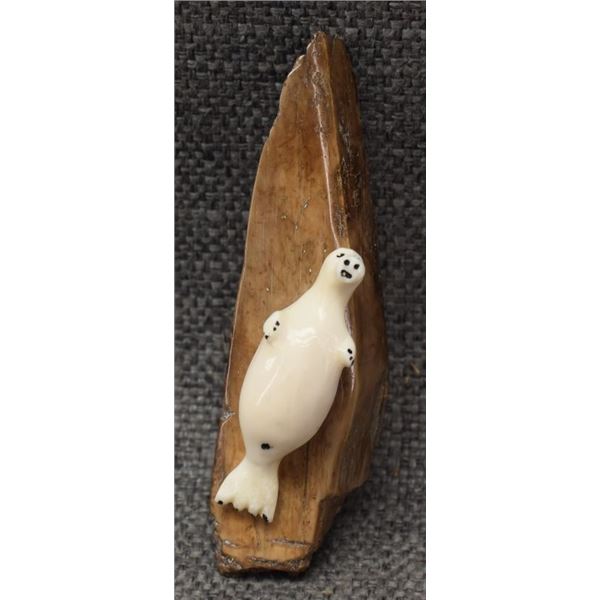 ESKIMO INDIAN IVORY SEAL
