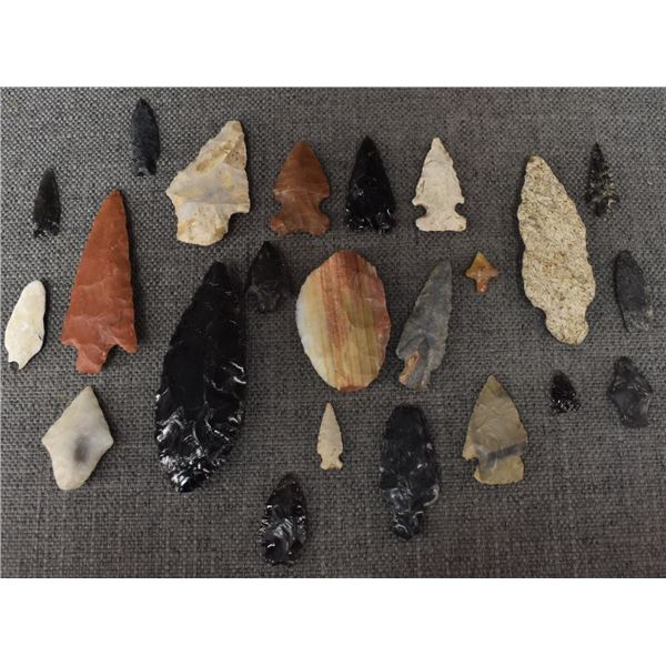 CHUMASH INDIAN STONE POINTS