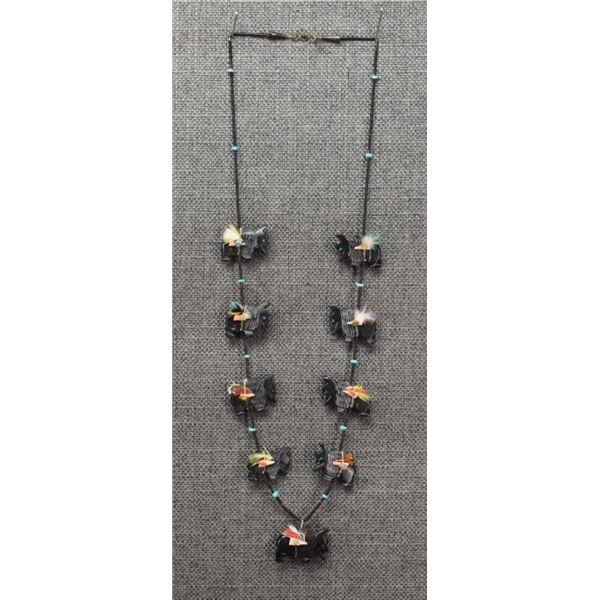 PUEBLO INDIAN FETISH NECKLACE
