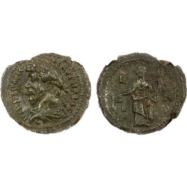 ROMAN EGYPT: Marcus Aurelius, 161-180 AD, BI tetradrachm, year 1 (AD 161), NGC Choice VF