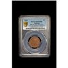 Image 2 : BELGIUM: Leopold II, 1865-1909, AE 2 centimes, 1905, PCGS MS64 RB