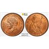 Image 1 : GREAT BRITAIN: George V, 1910-1936, AE penny, 1935, PCGS MS65 RD