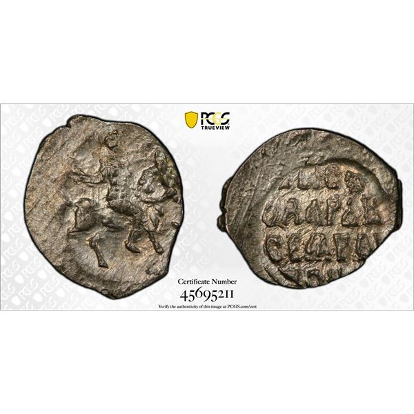 RUSSIA: MOSCOW: Ivan IV, the Terrible, 1533-1547, AR denga, Tver, PCGS MS62