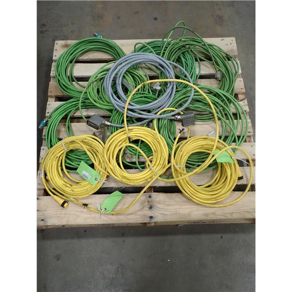 Skid Lot of Cables (see pictures)