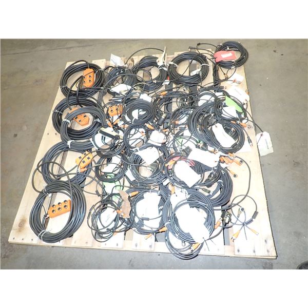 Skid Lot of Cables (see pictures)