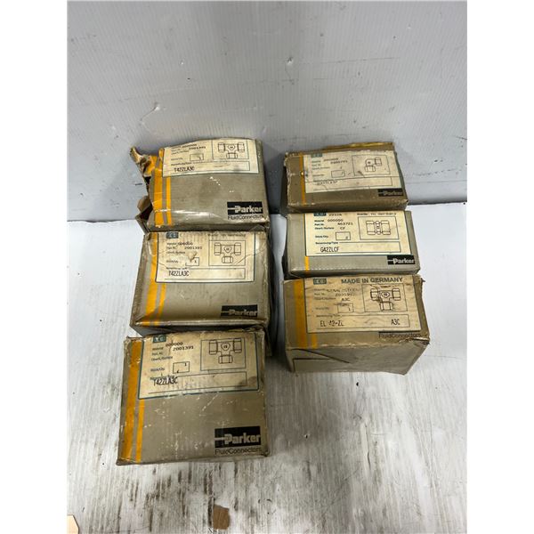 Lot of Parker Connection Fittings (Assorted - See pics)